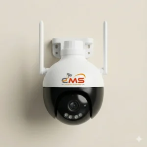 CMS Smart WiFi Outdoor CCTV Camera – Weatherproof, Night Vision, Mobile App View