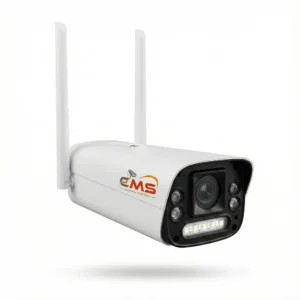 CMS 3MP Outdoor WiFi Security Camera with Dual Antenna & Color Night Vision